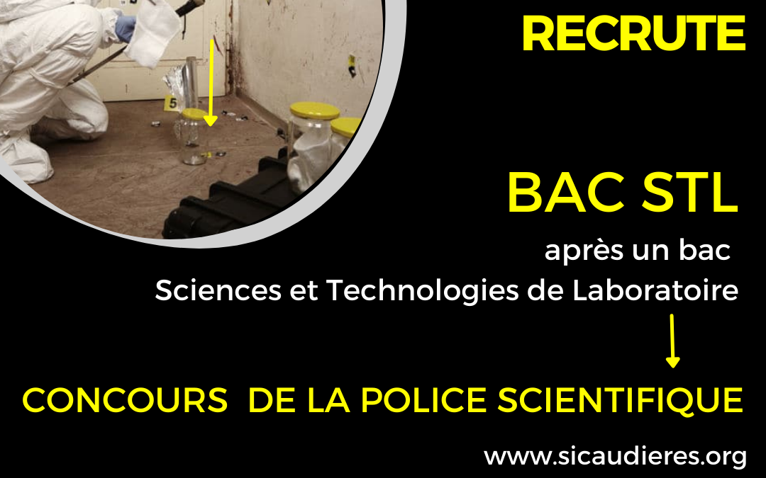 La police scientifique recrute